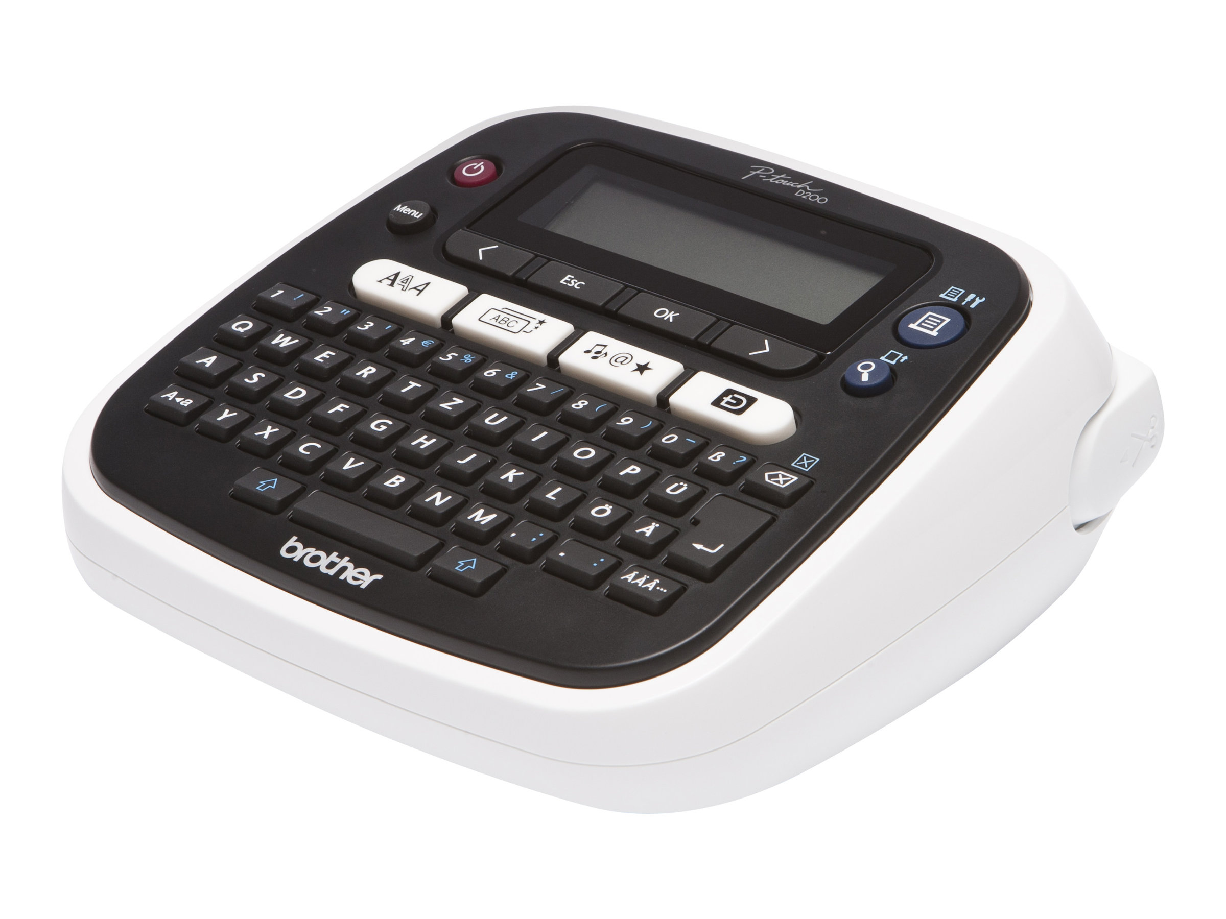 brother Ptouch D200BW Beschriftungsgerät schwarz, weiß