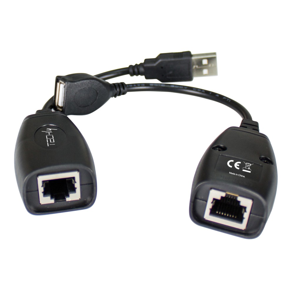 TECHLY USB Extender über Cat5e6 max 50m