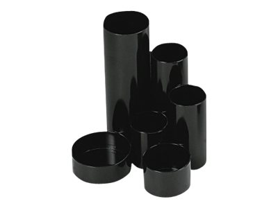 WEDO Stiftehalter Junior Butler schwarz ABS-Kunststoff 6 Fächer 13,5 x 12,0 x 14,8 cm WEDO Stiftehalter Junior Butler schwarz ABS-Kunststoff 6 Fächer 13,5 x 12,0 x 14,8 cm