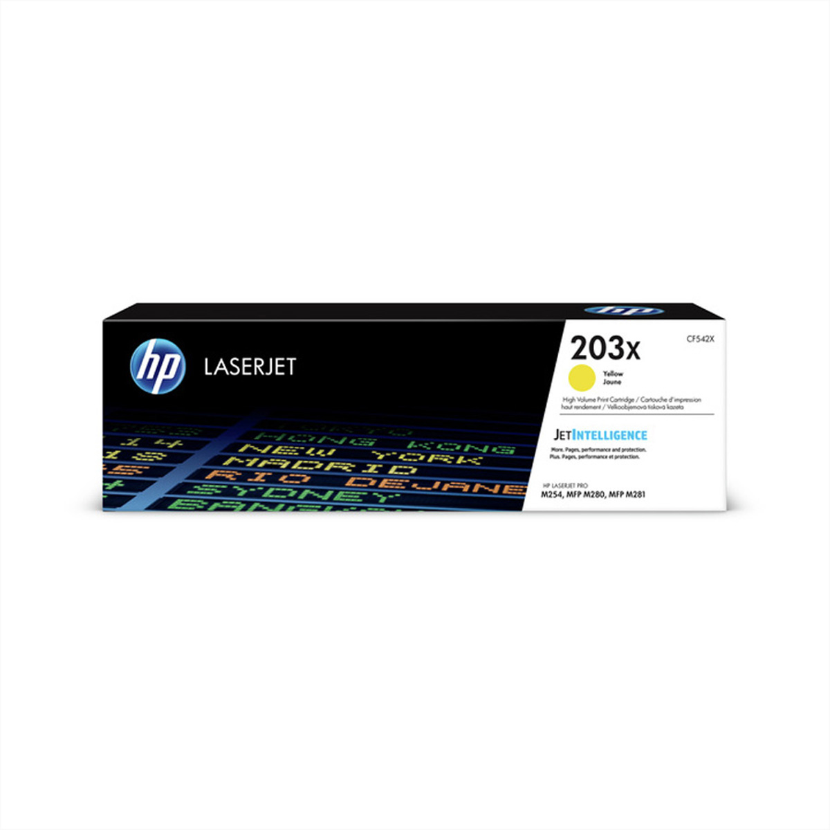 HP 203X (CF542X) gelb Tonerkartusche