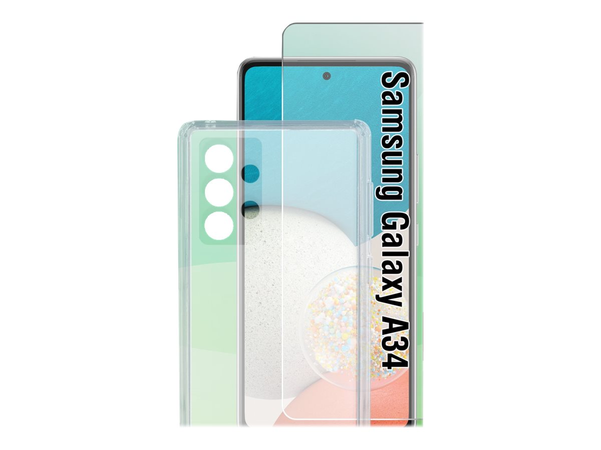 360° Starter Set X-Pro Glas + Case für Galaxy A34