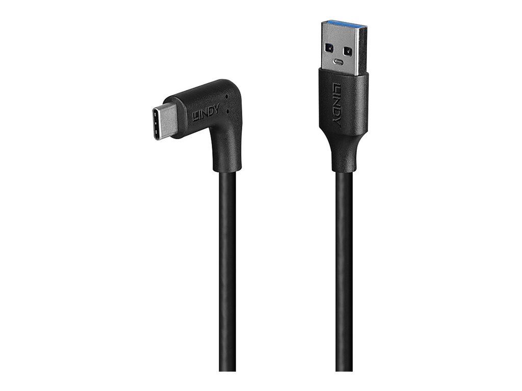 LINDY 1m USB 3.2 Typ A an C Kabel 90 gewinkelt LINDY 1m USB 3.2 Typ A an C Kabel 90 gewinkelt