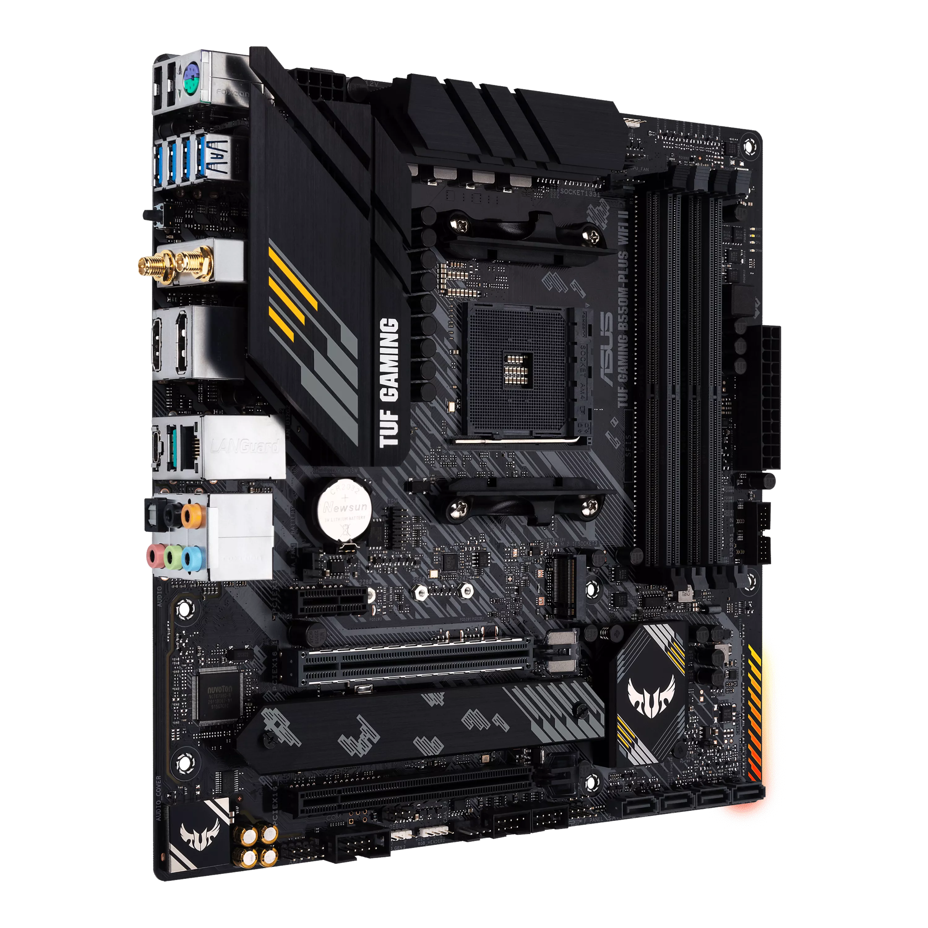 ASUS TUF GAMING B550MPLUS WIFI II AM4 Socket 4x4DDR 1xHDMI 1xDP 2xM2