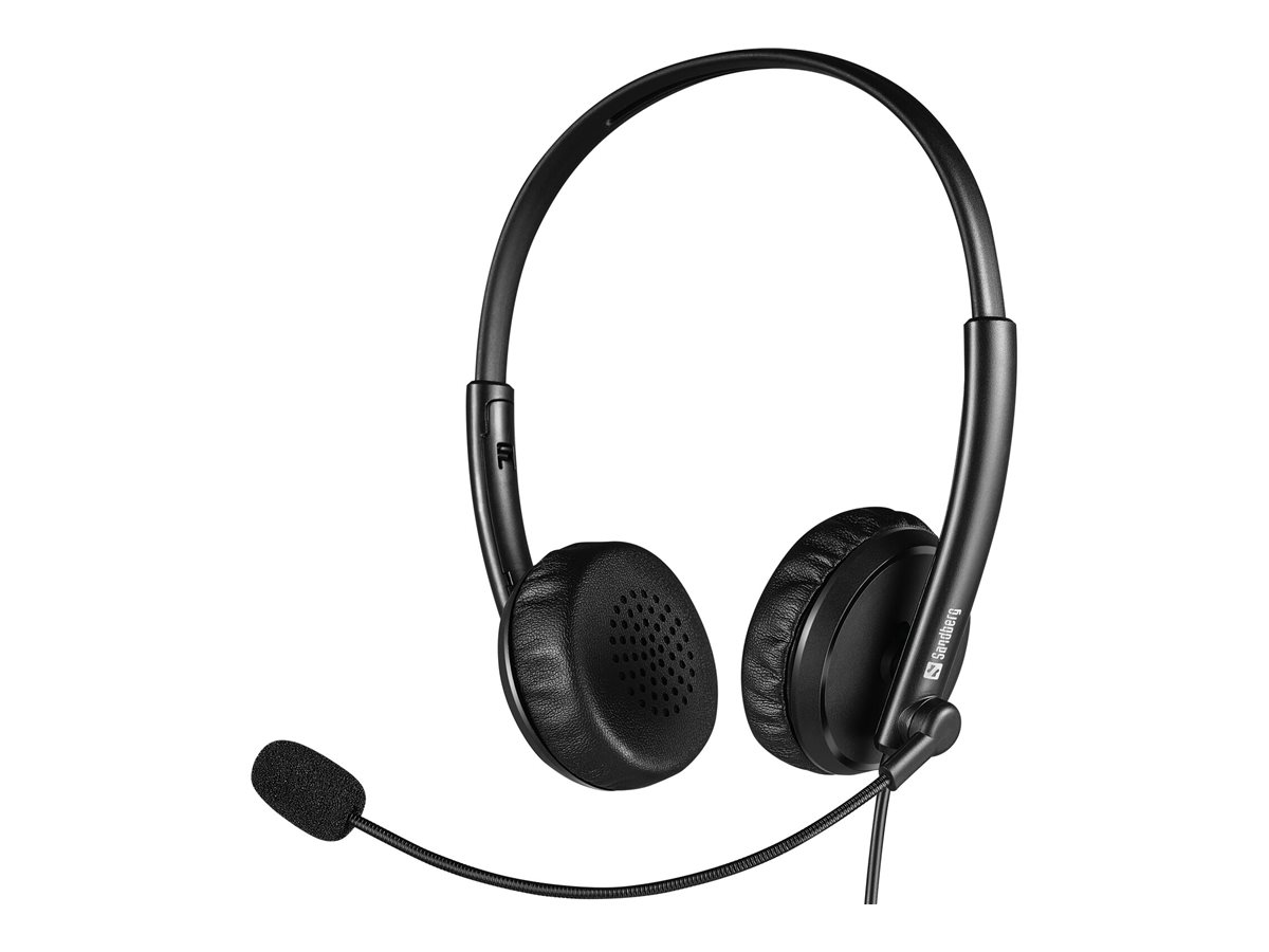 SANDBERG 2IN1 OFFICE HEADSET USB-A+3.5mm