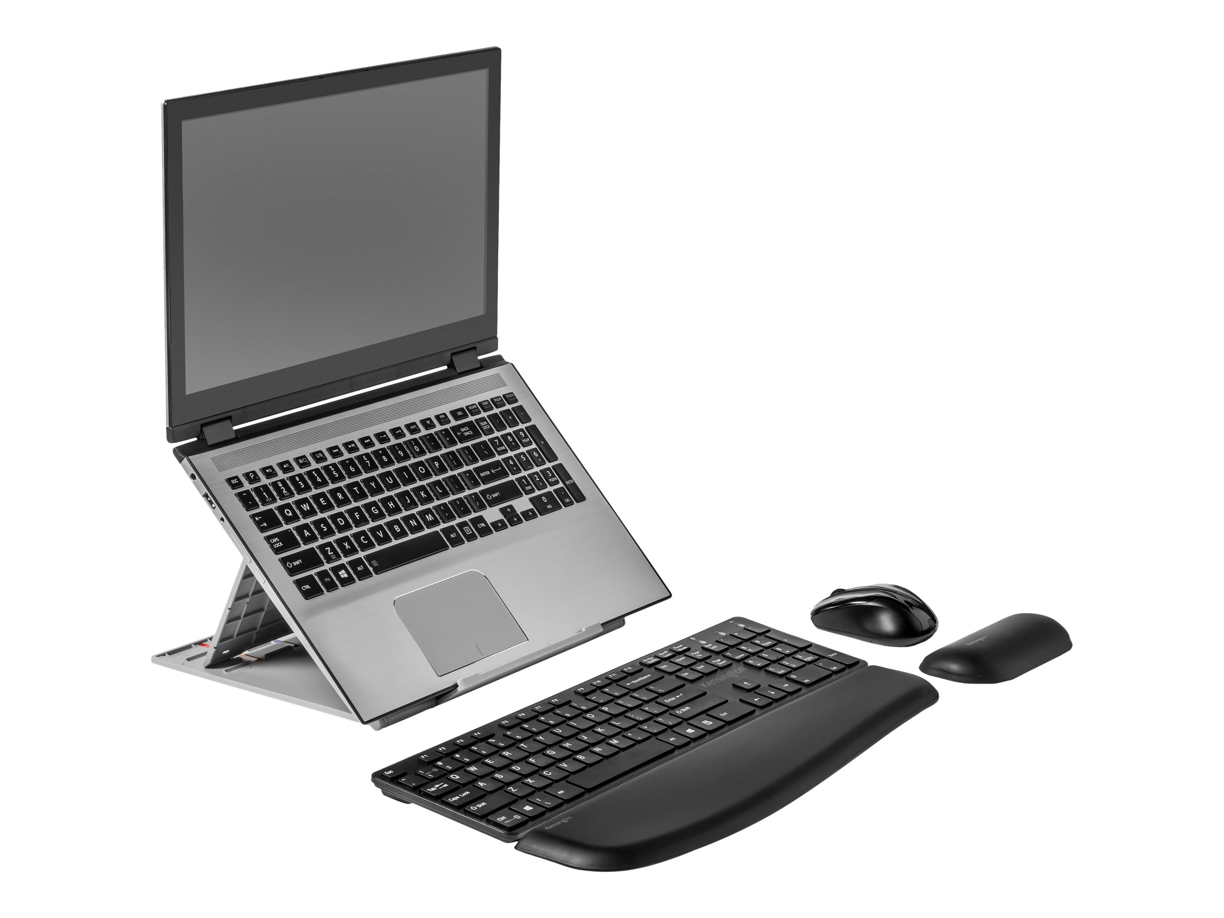 KENSINGTON SmartFit Easy Riser Go 43,18cm 17Zoll - Höhenverstellbarer Laptopständer - Grau