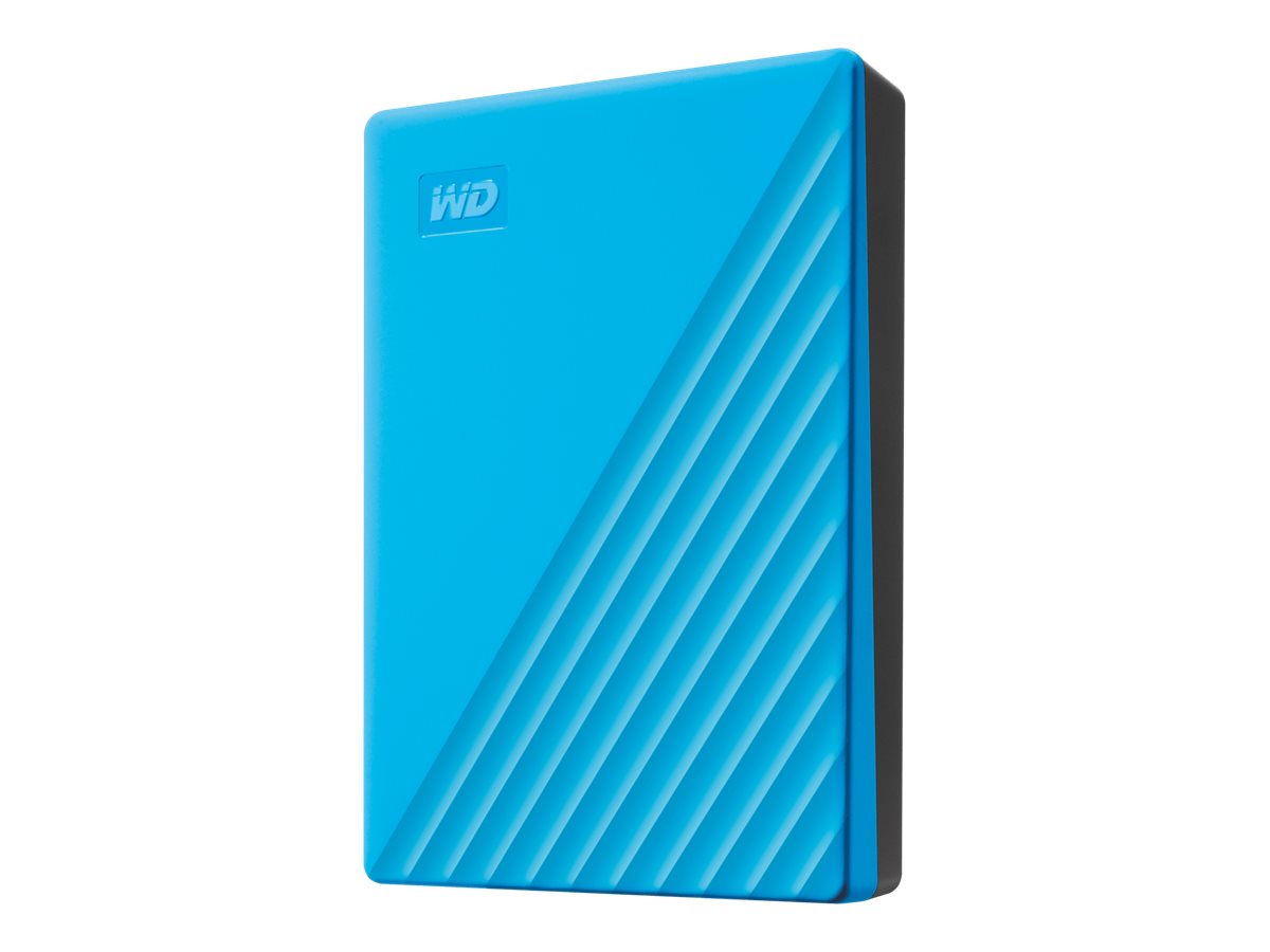 Western Digital My Passport 4 TB externe HDDFestplatte blau, schwarz