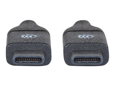 MANHATTAN USB 3.1 Typ C Gen2 Kabel 0,5m Typ C-Stecker auf Typ C-Stecker 10 Gbit/s schwarz MANHATTAN USB 3.1 Typ C Gen2 Kabel 0,5m Typ C-Stecker auf Typ C-Stecker 10 Gbit/s schwarz