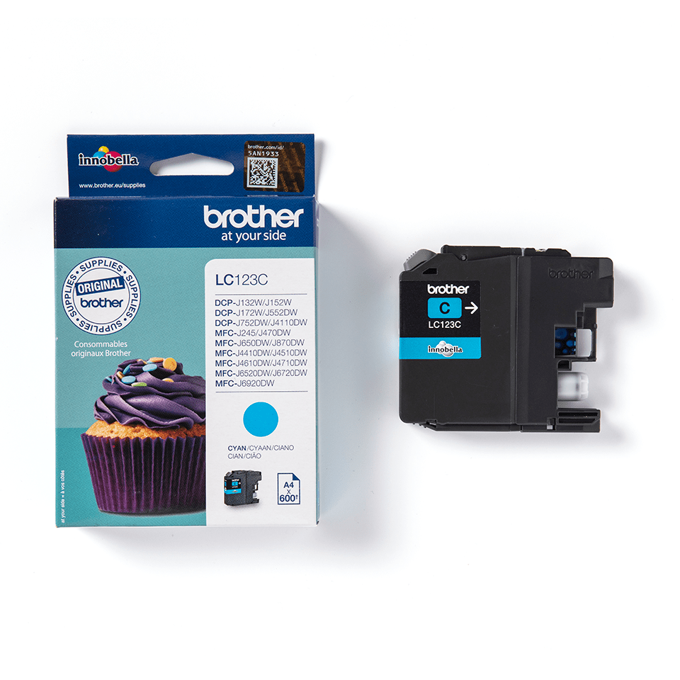 LC123C BROTHER MFC Tinte cyan ST 600