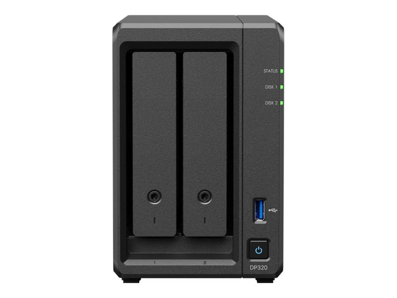 SYNOLOGY DP320 Backup Solution 2 Sockets AMD Ryzen Embedded R1600 8GB Memory SYNOLOGY DP320 Backup Solution 2 Sockets AMD Ryzen Embedded R1600 8GB Memory