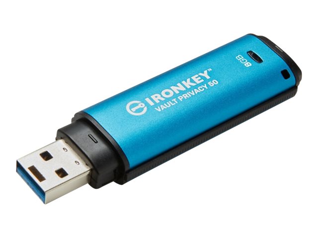 8GB IronKey Vault Privacy 50 USB AES-256 Encrypted FIPS 197
