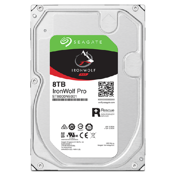 Seagate IronWolf Pro ST8000NT001 8 TB intern