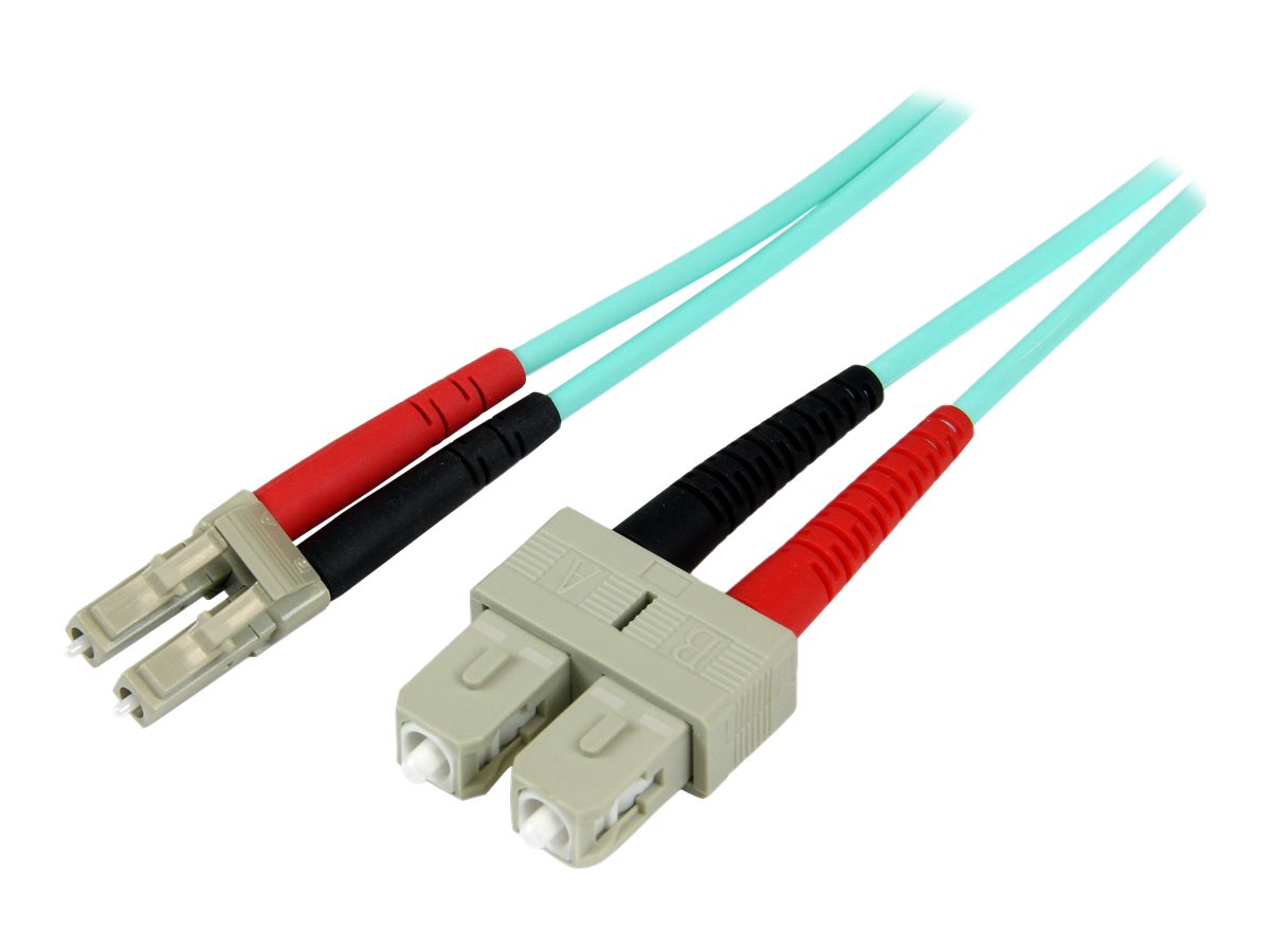 STARTECH.COM 1m OM3 LWL Patchkabel - Multimode-Optisches-/Glasfaserkabel LC/UPC auf SC/UPC - Vollduplex 50/125um - LSZH Lichtwellenl STARTECH.COM 1m OM3 LWL Patchkabel - Multimode-Optisches-/Glasfaserkabel LC/UPC auf SC/UPC - Vollduplex 50/125um - LSZH Lichtwellenl
