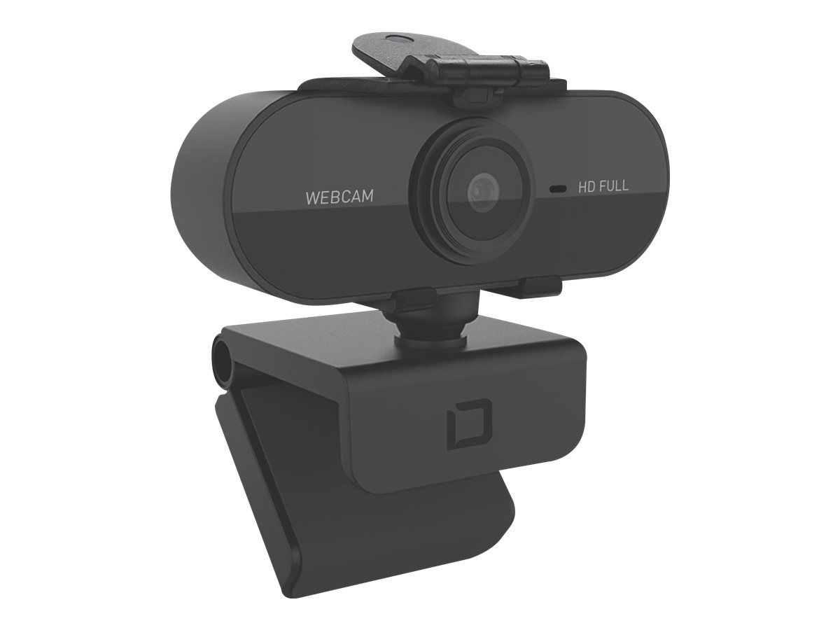 Dicota Webcam PRO Plus Full HD schwarz