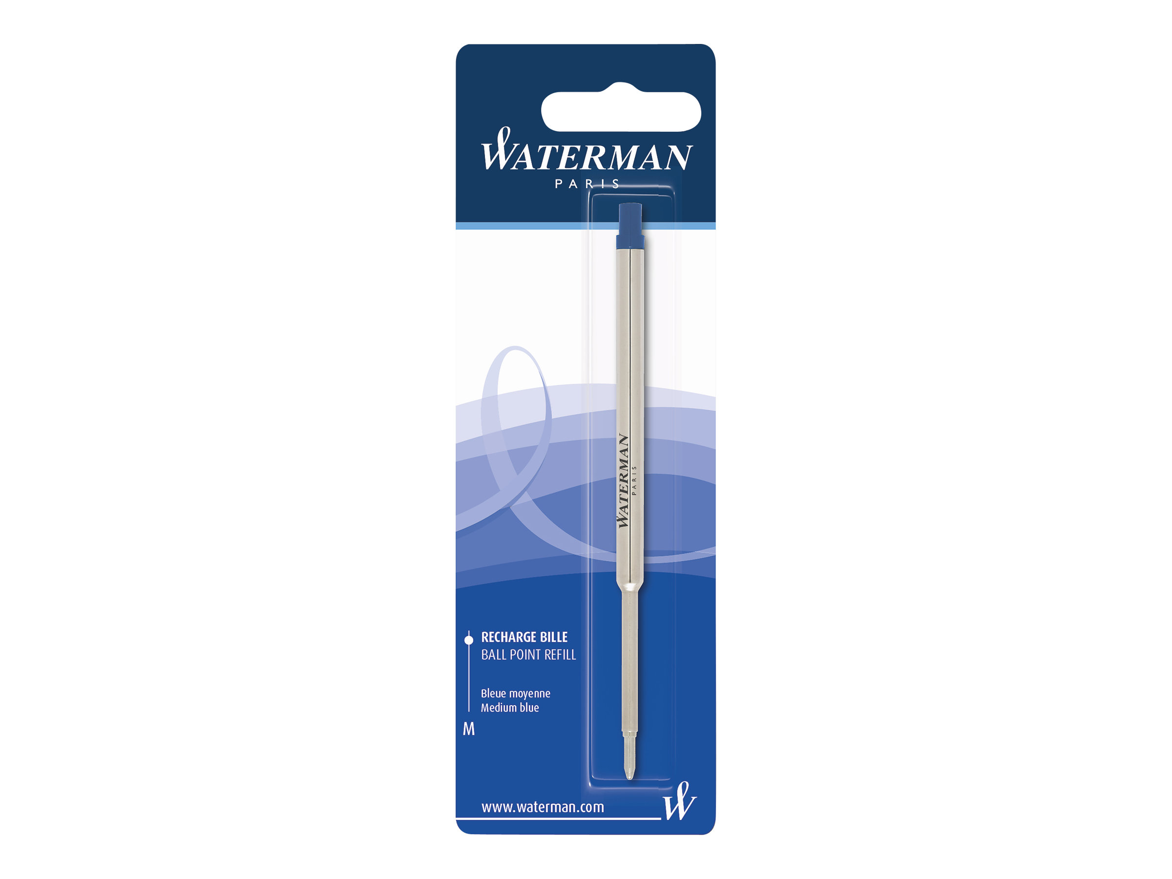 WATERMAN Maxima Kugelschreibermine M blau, 1 St. WATERMAN Maxima Kugelschreibermine M blau, 1 St.