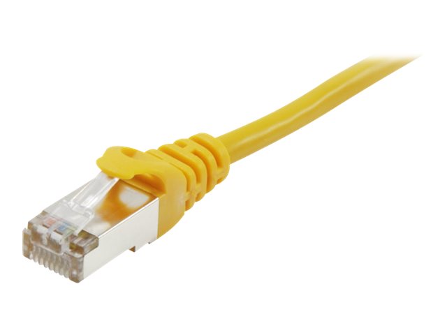 equip CCA Patchkabel F/UTP 2xRJ45 Cat.5e gelb 0,5m equip CCA Patchkabel F/UTP 2xRJ45 Cat.5e gelb 0,5m