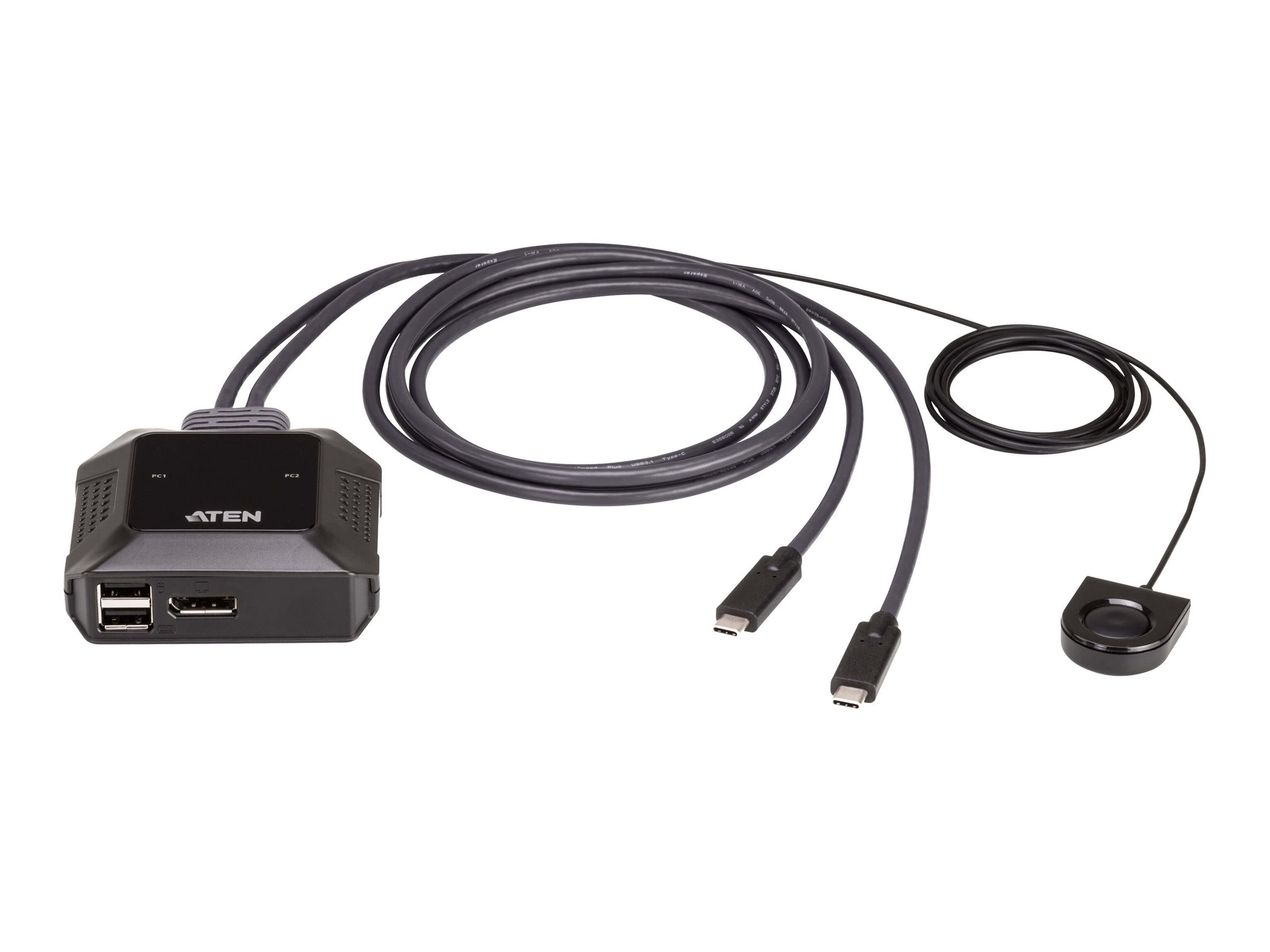 ATEN 2Port 4K DisplayPort USBC Kabel KVM Switch