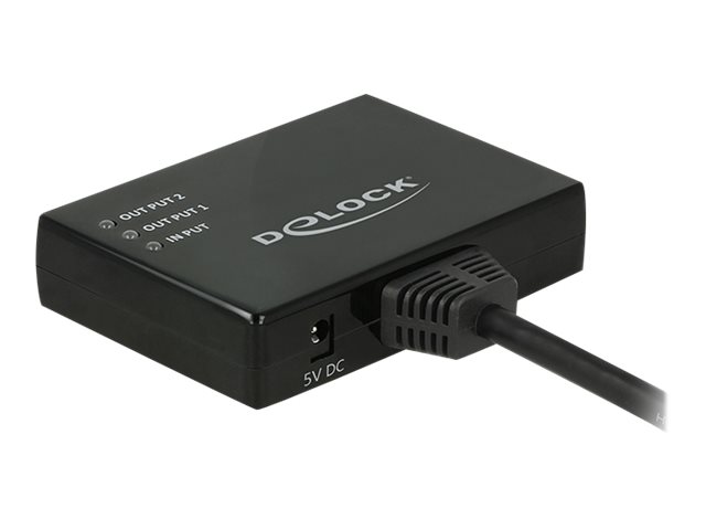 Delock HDMI Splitter 1 x HDMI in > 2 x HDMI out 4K Delock HDMI Splitter 1 x HDMI in > 2 x HDMI out 4K