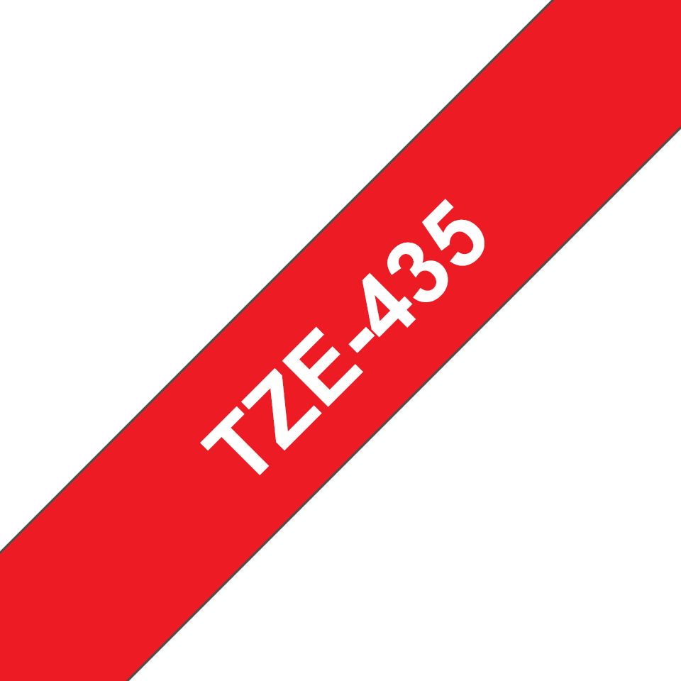 TZE435 BROTHER PT Schriftband 12mm rot