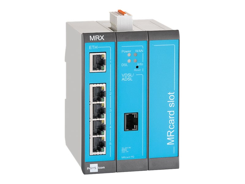 INSYS icom MRX3 DSL-B modularer VDSL-/ADSL-Router Annex J/B VPN-Option INSYS icom MRX3 DSL-B modularer VDSL-/ADSL-Router Annex J/B VPN-Option