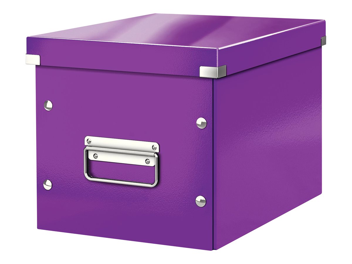 LEITZ Click & Store Aufbewahrungsbox 10,0 l violett 26,0 x 26,0 x 24,0 cm LEITZ Click & Store Aufbewahrungsbox 10,0 l violett 26,0 x 26,0 x 24,0 cm