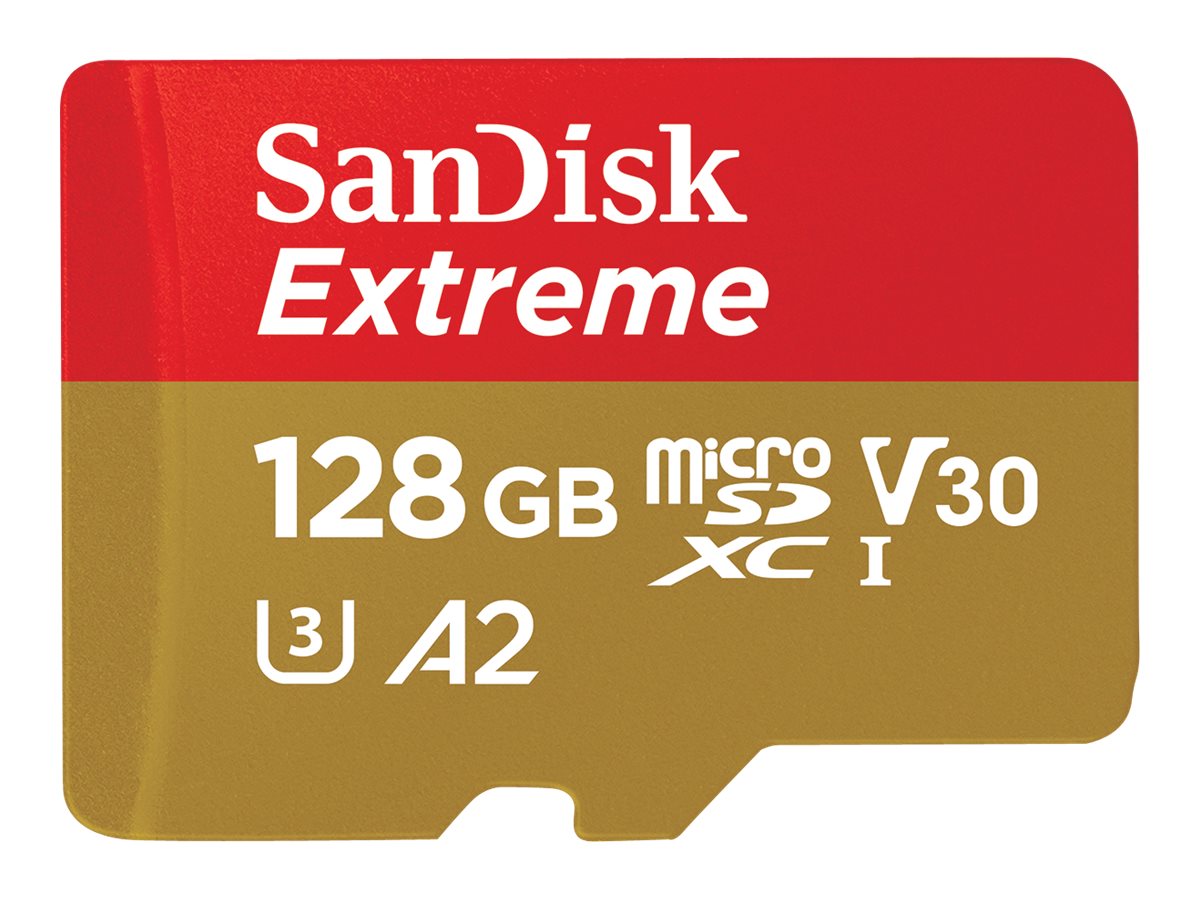 SanDisk Speicherkarte microSDXC-Card Extrem 128 GB