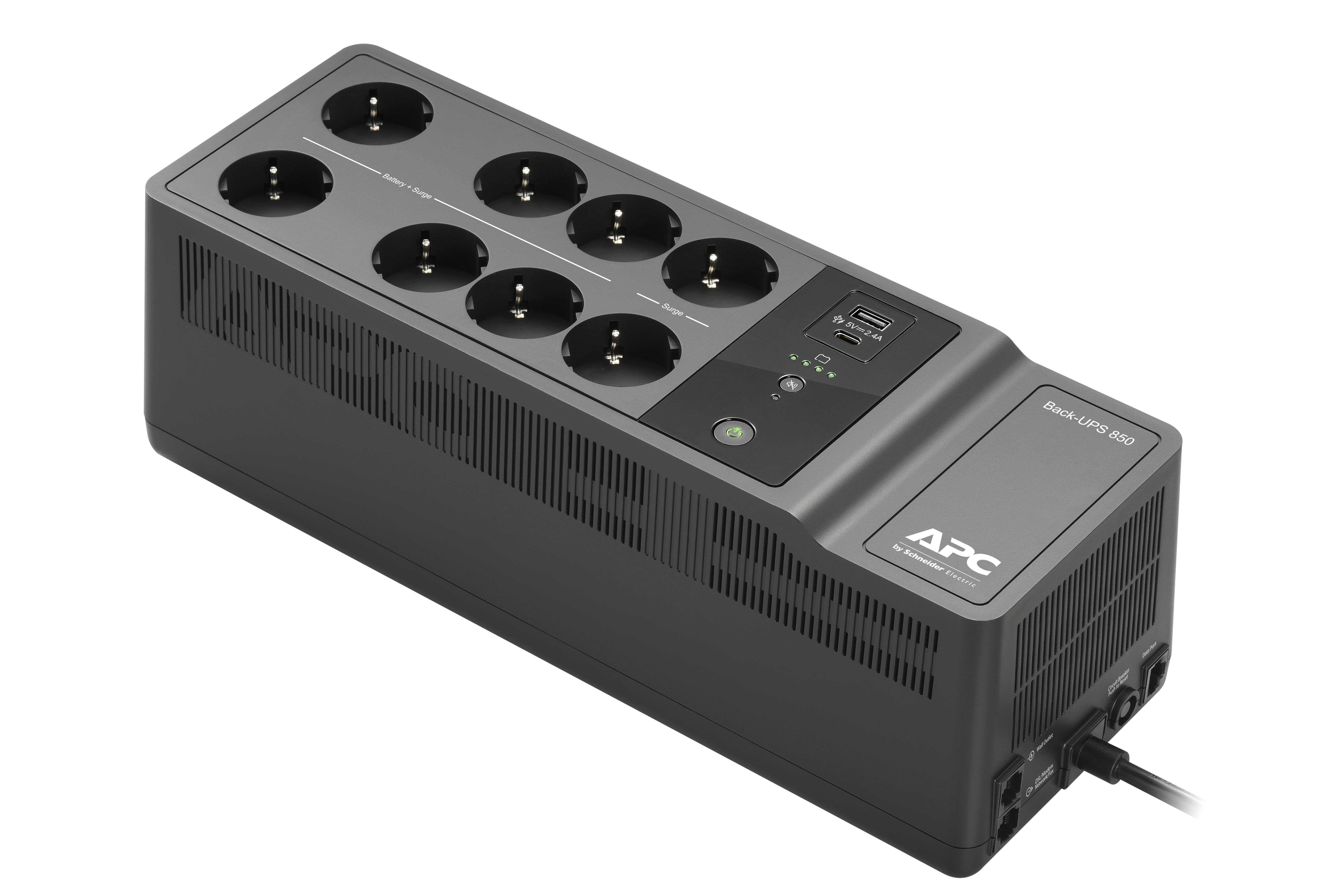 APC BackUPS 850VA, 230V, USB TypC und A Ladeanschluss