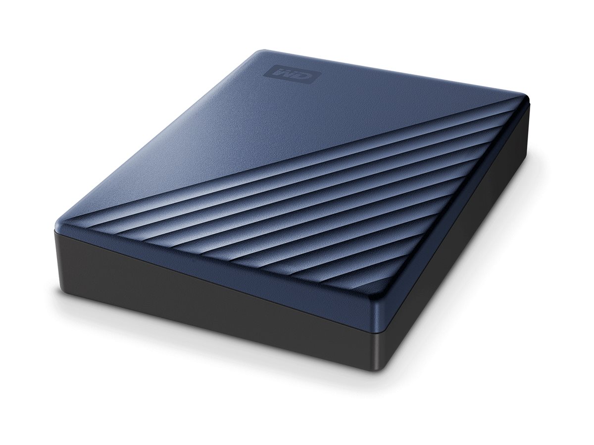 WD My Passport Ultra 6TB Blue USB-C/USB3.0 HDD 6,35cm 2,5Zoll Metal finish RTL portable external