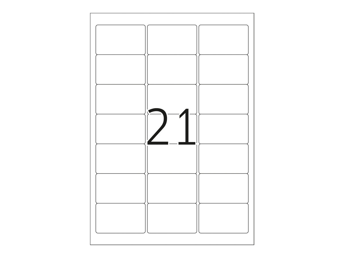 525 HERMA Adressetiketten 8670 transparent 63,5 x 38,1 mm 525 HERMA Adressetiketten 8670 transparent 63,5 x 38,1 mm