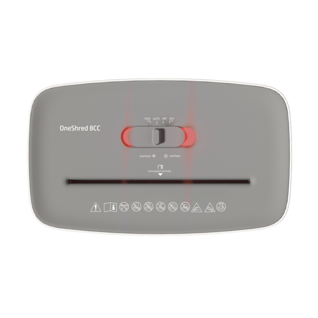 2801 HP Oneshred 8CC Aktenvernichter