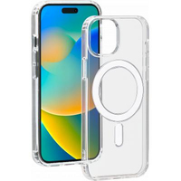 bigben Hybrid Case mit MagSafe Handy-Cover fuer Apple iPhone 15 transparent bigben Hybrid Case mit MagSafe Handy-Cover fuer Apple iPhone 15 transparent
