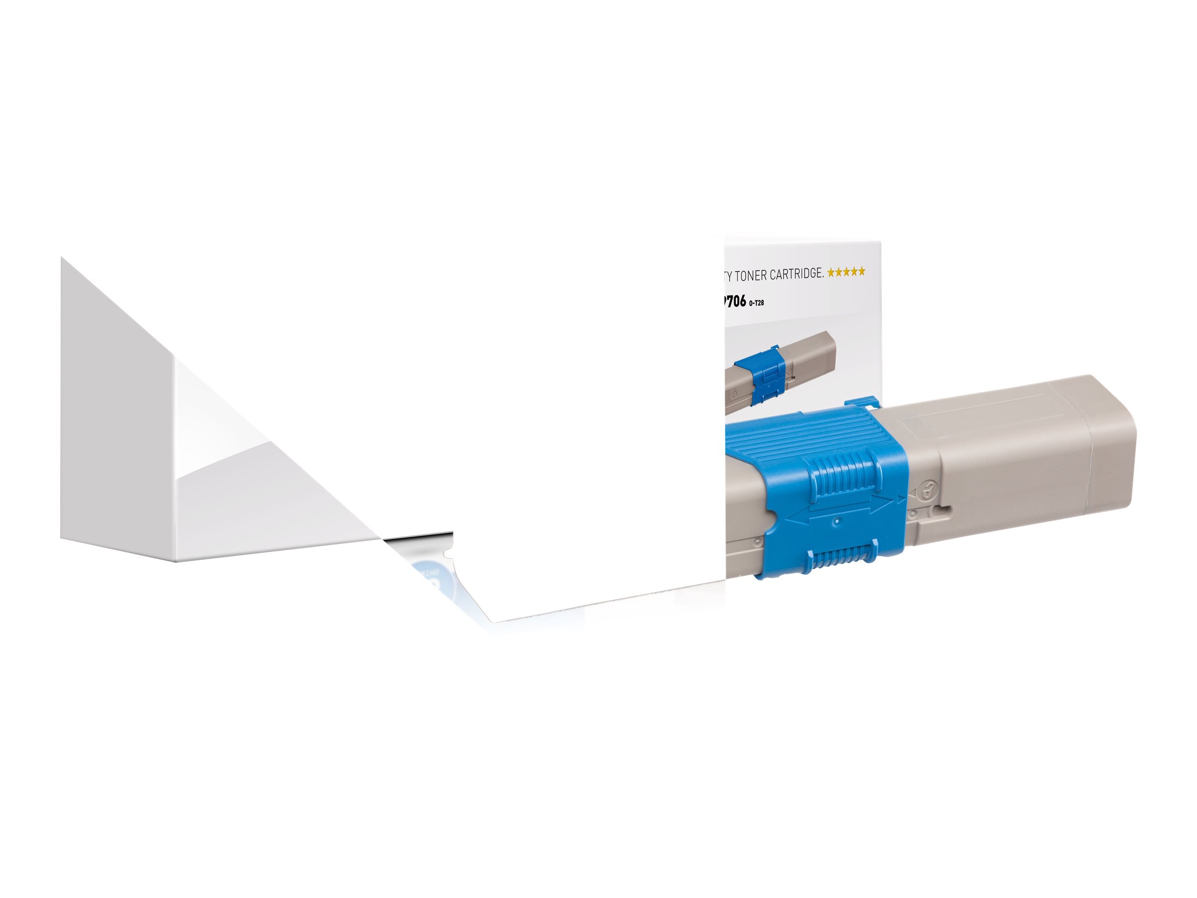 KMP O-T28 cyan Toner kompatibel zu OKI 44469706 KMP O-T28 cyan Toner kompatibel zu OKI 44469706