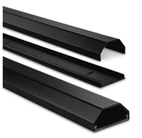 hama eckig Alu Kabelkanal 110,0 cm schwarz hama eckig Alu Kabelkanal 110,0 cm schwarz