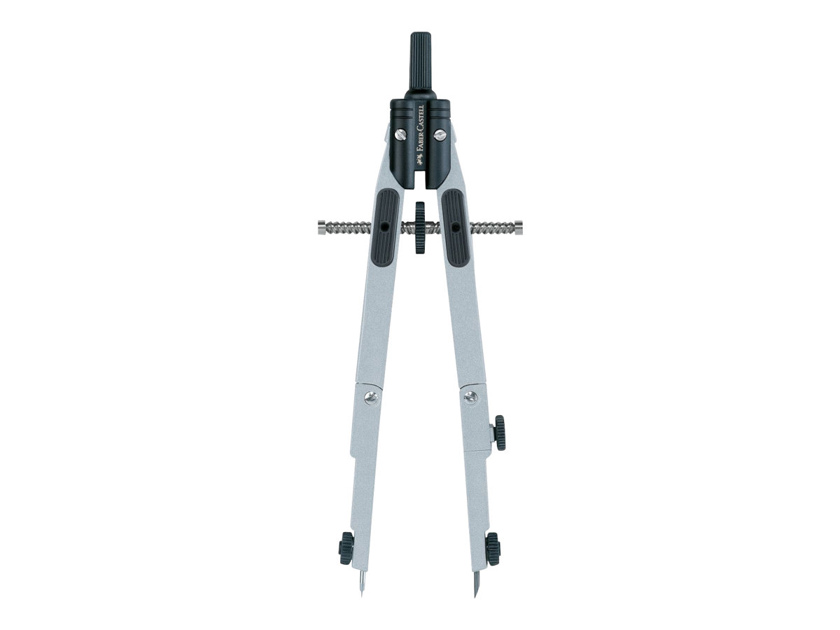 FABERCASTELL Zirkel silberschwarz, 1 St