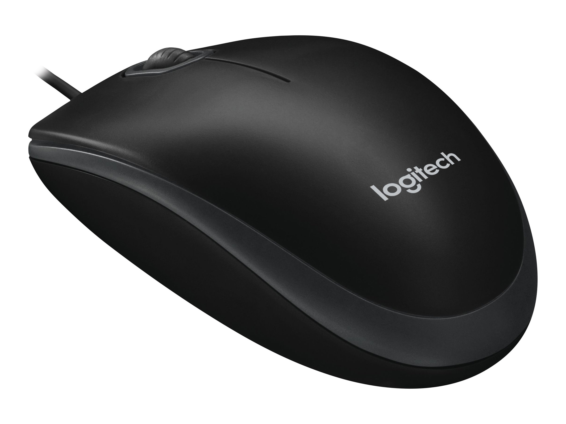 Logitech B100 optische USB-Maus - kabelgebunden - schwarz