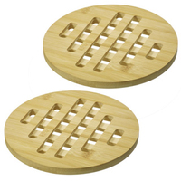 2 WESTMARK Untersetzer Tapas + Friends hellbraun 20,0 cm