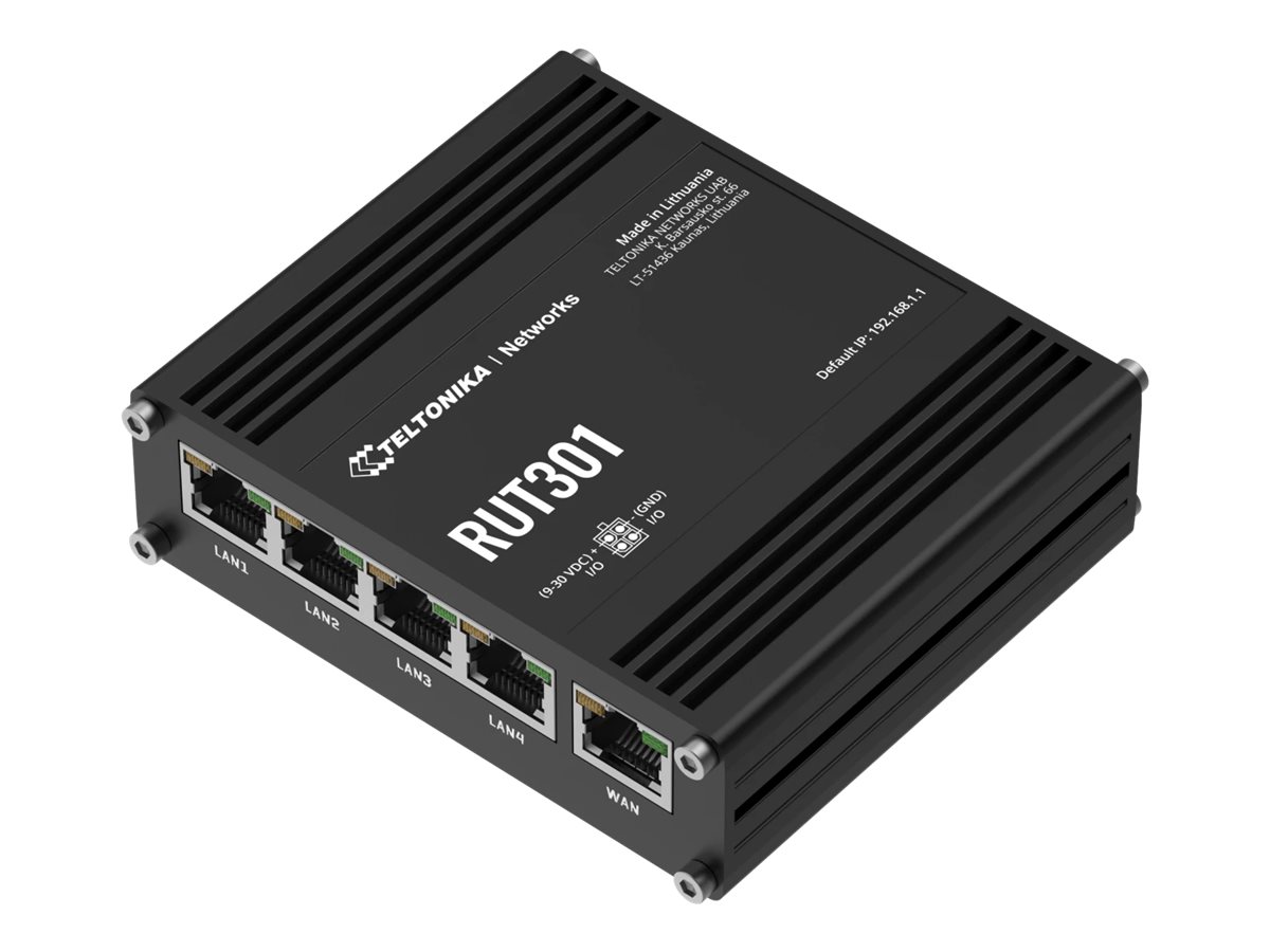 TELTONIKA NETWORKS RUT301 Ethernet Router TELTONIKA NETWORKS RUT301 Ethernet Router