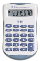 TEXAS INSTRUMENTS TI-501 Taschenrechner weiss TEXAS INSTRUMENTS TI-501 Taschenrechner weiss