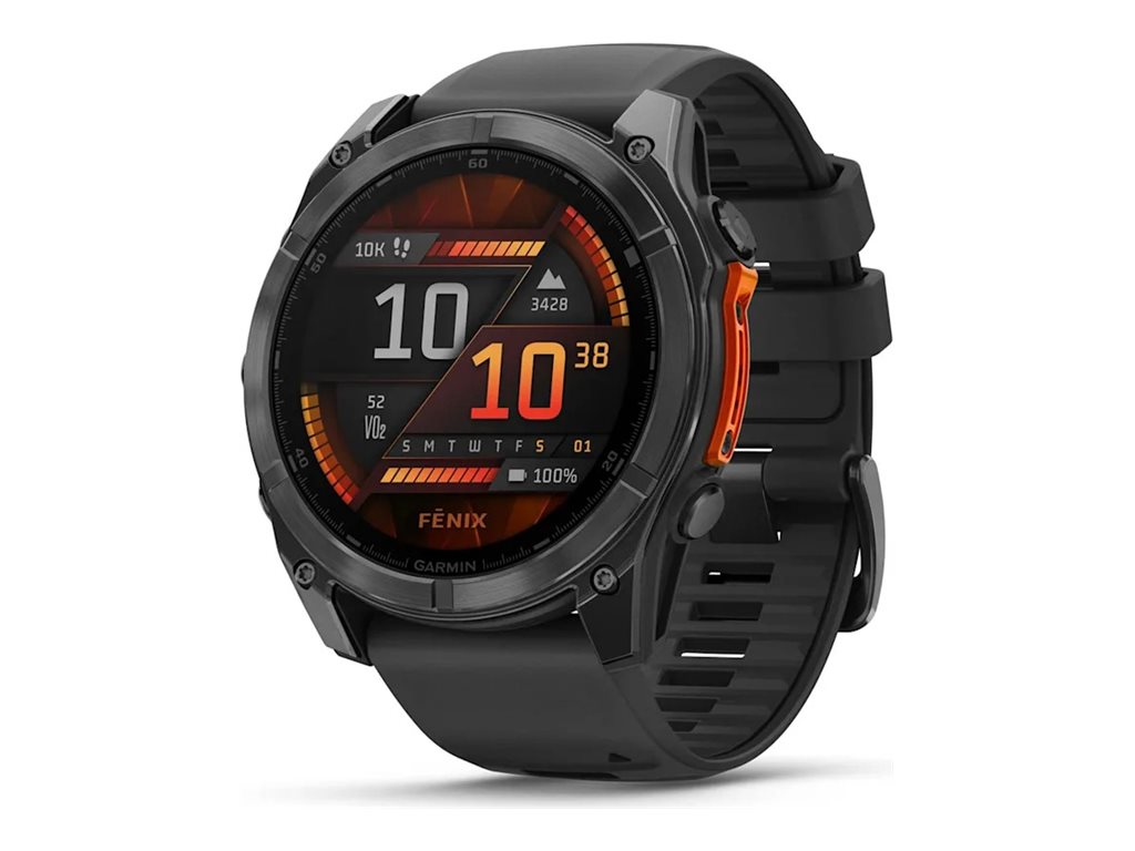Garmin fenix 8 51mm schwarzschiefergrau