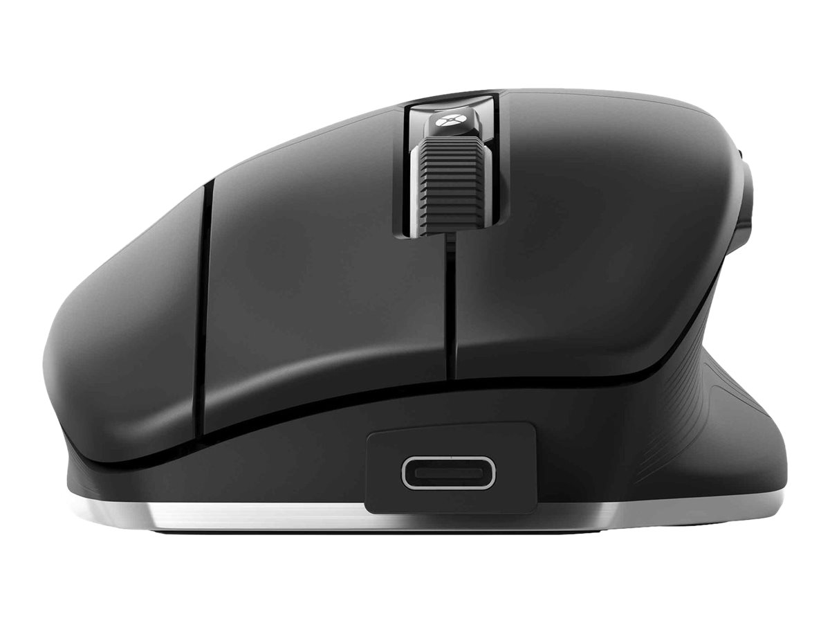 3Dconnexion CadMouse Pro Wireless - Maus - ergonomisch - 7 Tasten - kabellos - Bluetooth, 2.4 GHz - kabelloser Empfänger (USB)