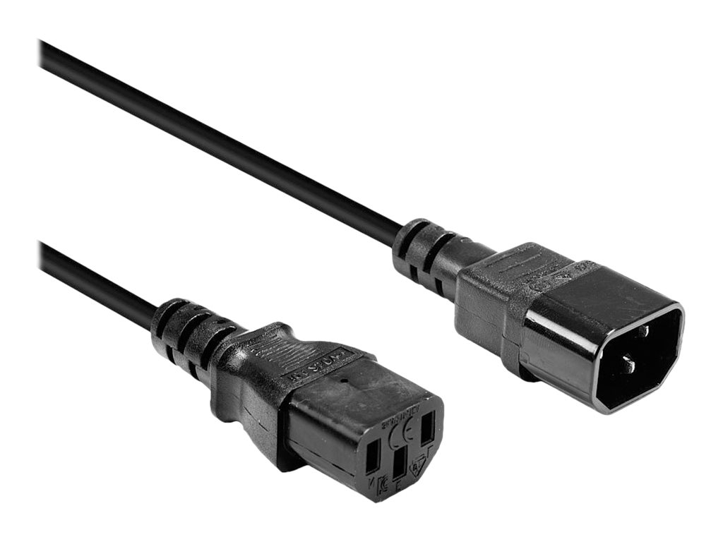 LINDY 0,5m IEC C14 an IEC C13 Netzkabel