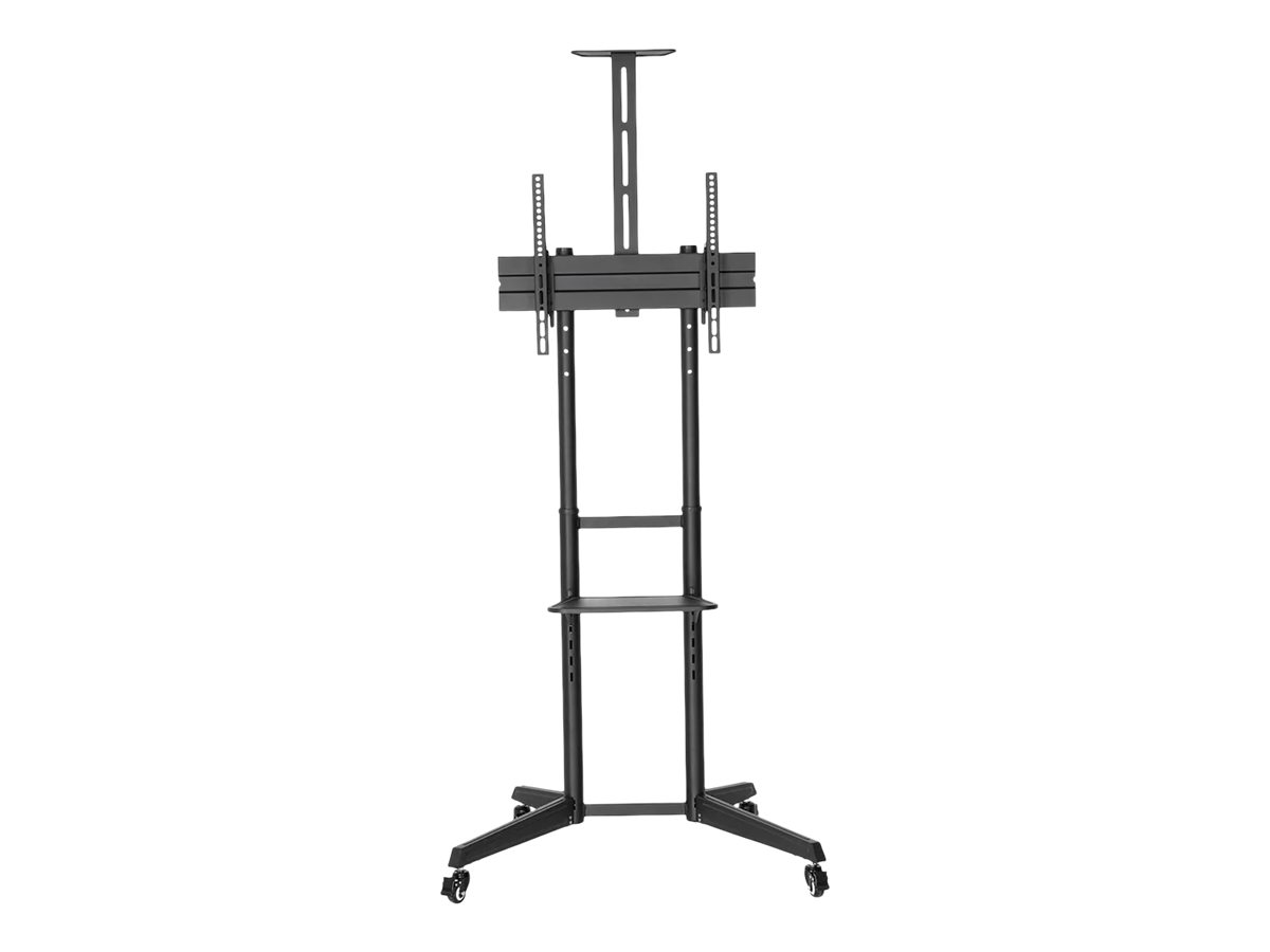 NEOMOUNTS Mobile Floor Stand incl. AV- and cam shelf height adjustable 128,5-145cm