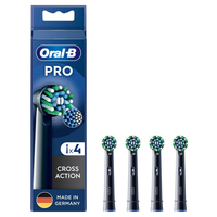 4 Oral-B PRO Cross Action Zahnbuerstenaufsaetze 4 Oral-B PRO Cross Action Zahnbuerstenaufsaetze