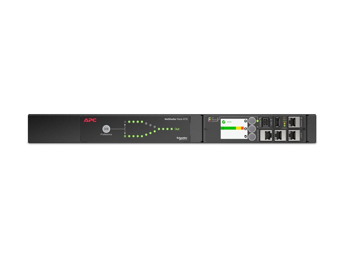 APC Rack ATS 230V 10A C14 in 12-C13 out