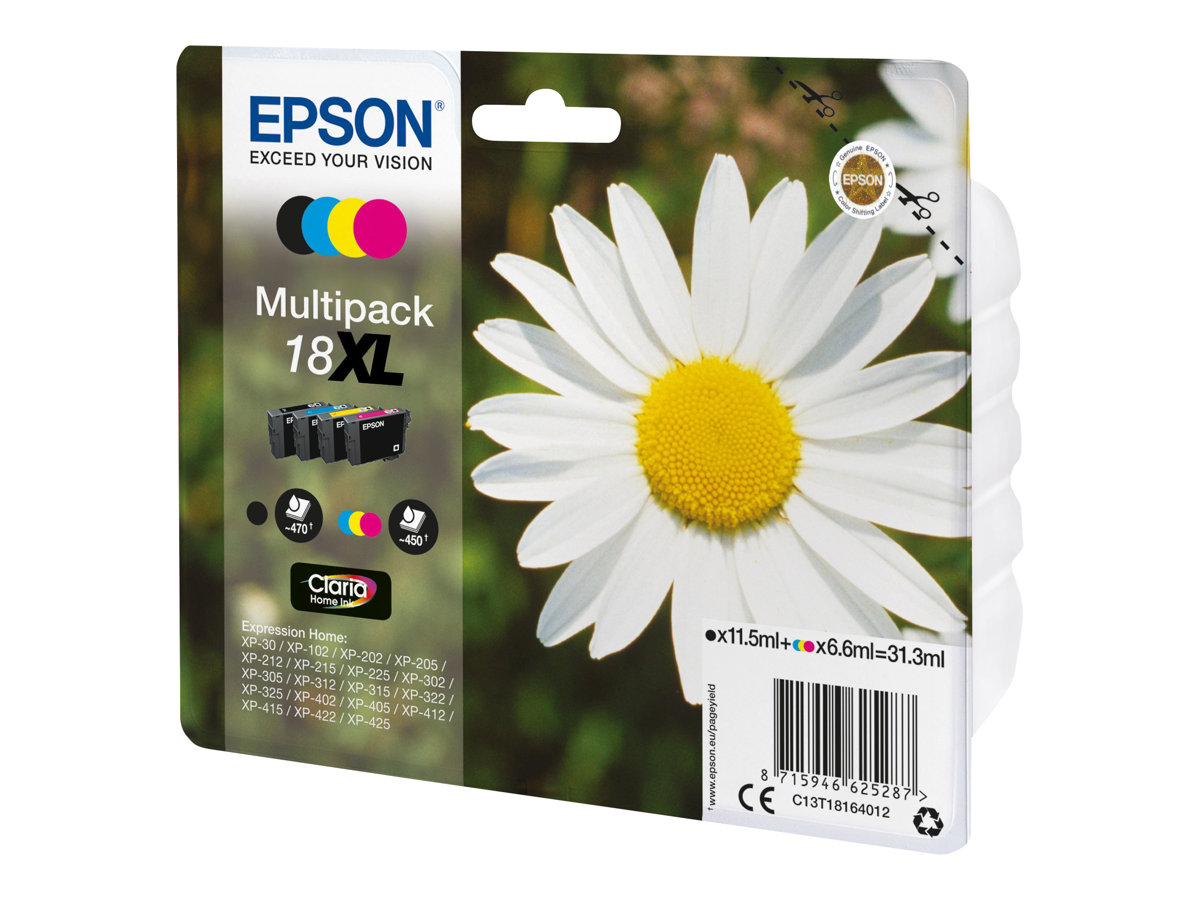 C13T18164012 EPSON XP Tinte (4) cmyk HC C13T18164012 EPSON XP Tinte (4) cmyk HC
