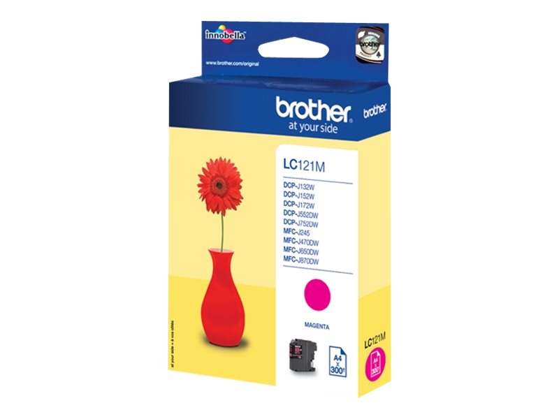 LC121M BROTHER MFC Tinte magenta 300 LC121M BROTHER MFC Tinte magenta 300
