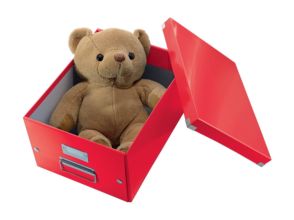 LEITZ Click & Store Aufbewahrungsbox 30,0 l rot 32,0 x 36,0 x 31,0 cm LEITZ Click & Store Aufbewahrungsbox 30,0 l rot 32,0 x 36,0 x 31,0 cm