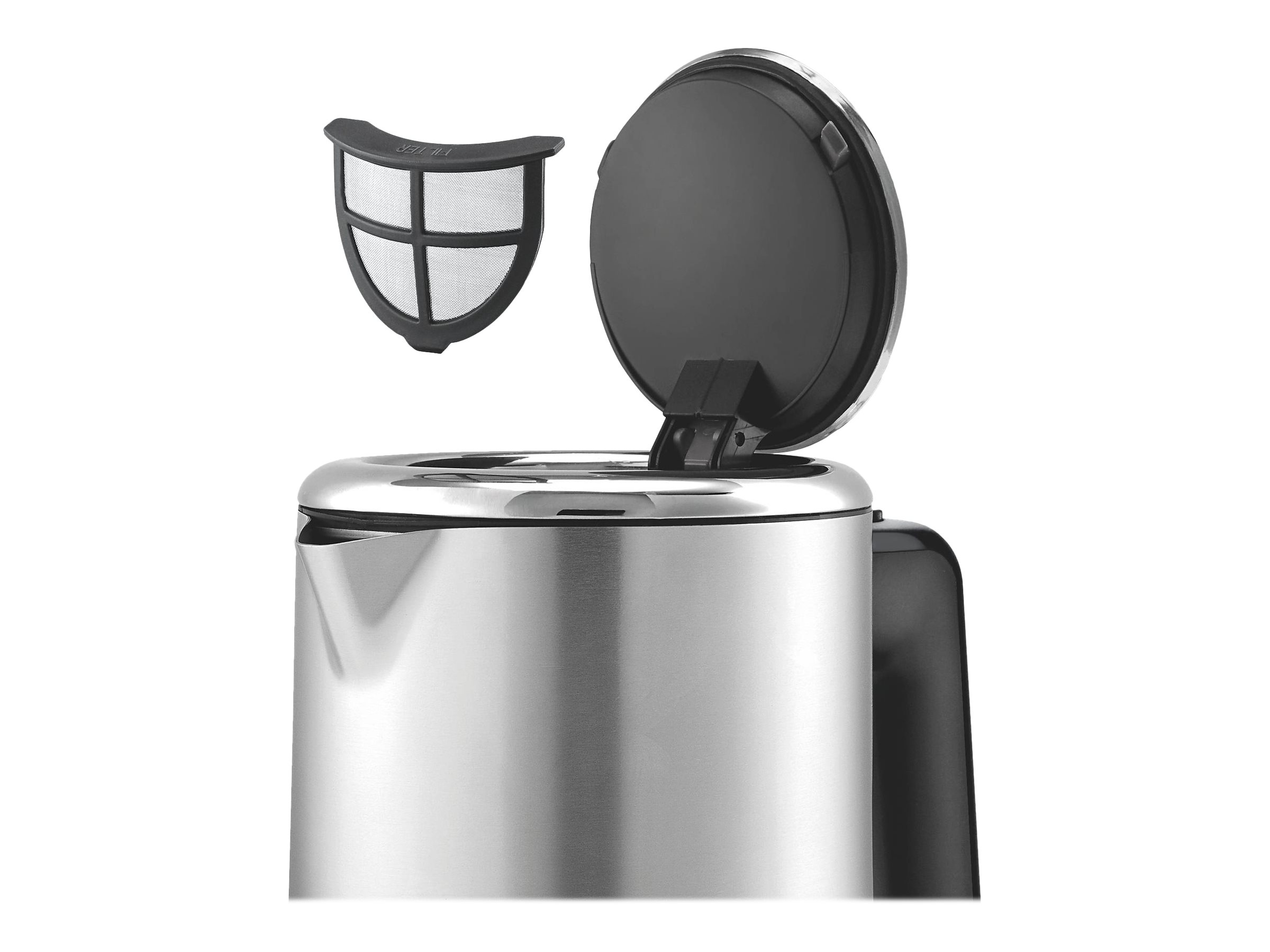WMF Küchen Minis Wasserkocher 1800 W 0,8 l Cromargan Matt Silber