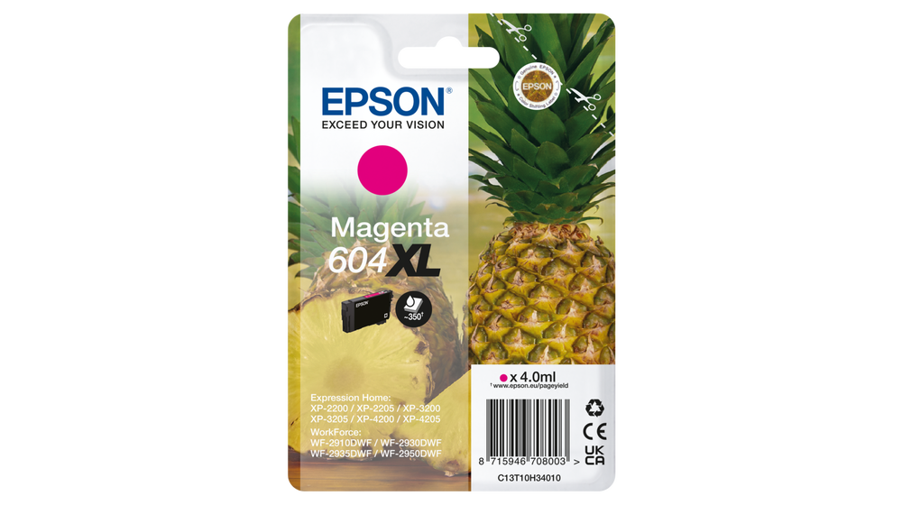 C13T10H34010 EPSON Nr604XL XPWF Tinte