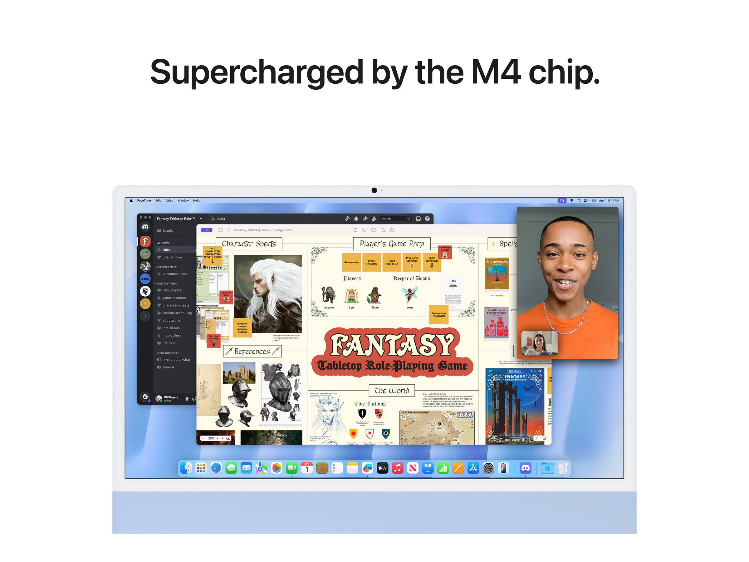 APPLE 24inch iMac with Retina 4.5K display Apple M4 chip with 8core CPU and 8core GPU 16GB 256GB SSD Blue