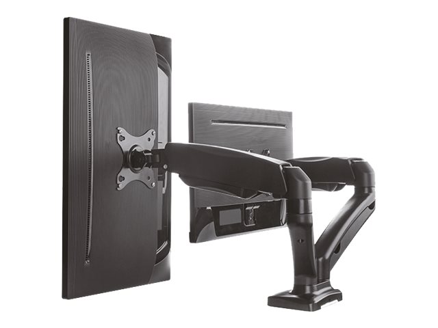 ICY BOX IB-MS304-T Monitorstaender mit Tischhalterung fuer zwei Monitore bis zu 68cm 27Zoll